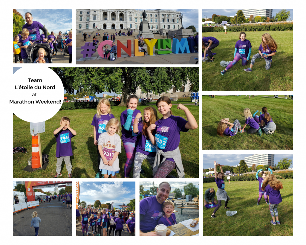 Team L’etoile du Nord at Marathon Weekend! L'Etoile du Nord French